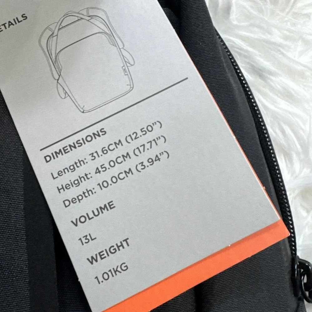ALPAKA Bravo Backpack Tote Black 13L Technical Utility Pack Bag Elements New!